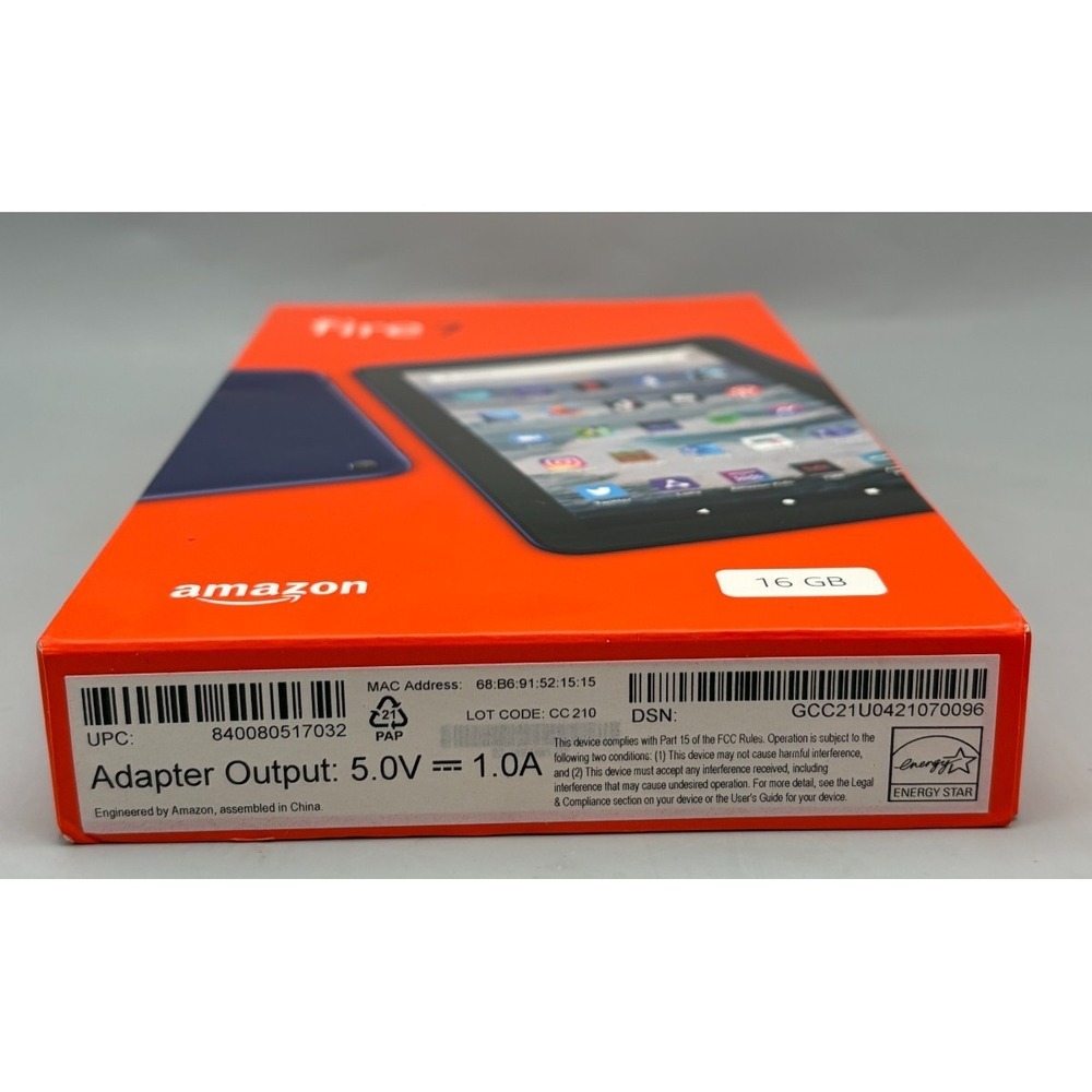Amazon Fire 7 Tablet (12th Gen) 16GB WiFi - Denim - Sealed - Picture 5 of 5